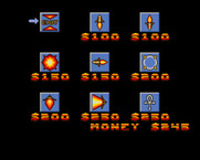 Blood Money for Amiga - Purchase an upgrade.