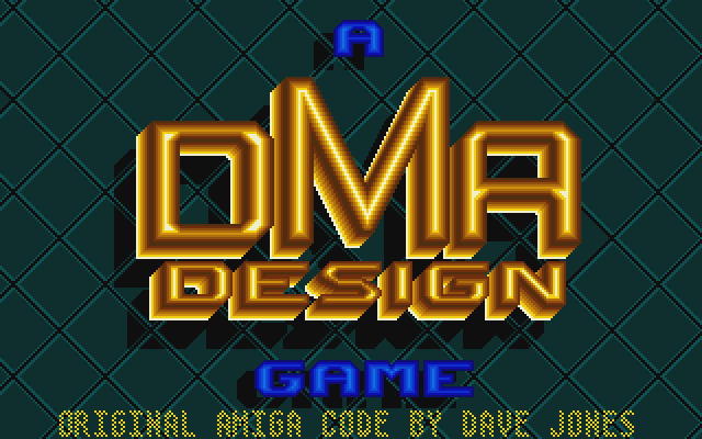Blood Money Atari ST Screenshot: DMA Design logo.