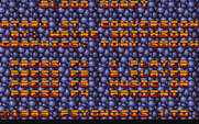 Blood Money for Atari ST - The main menu.