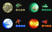 Blood Money for Atari ST - Choose a world to plunder...