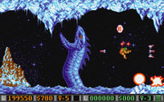 Blood Money for Atari ST - Made it past another obstacle...