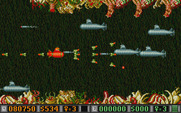 Blood Money for Atari ST - Numerous submarines appear at once; shoot them for money!