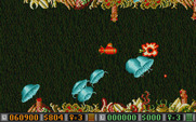 Blood Money for Atari ST - Start of world two; jelly fish attack!