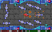 Blood Money for IBM PC/Compatibles - Avoid these spinning obstacles...