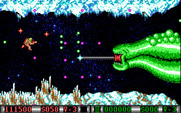 Blood Money for IBM PC/Compatibles - The third world end of level boss.