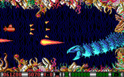 Blood Money for IBM PC/Compatibles - The second end of level boss.