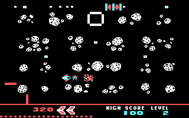 Master Miner IBM PC/Compatibles Screenshot: I've been destroyed!