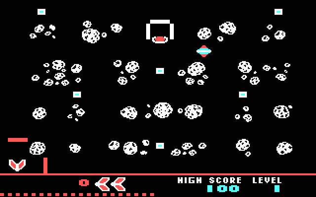 Master Miner IBM PC/Compatibles Screenshot: Game start.