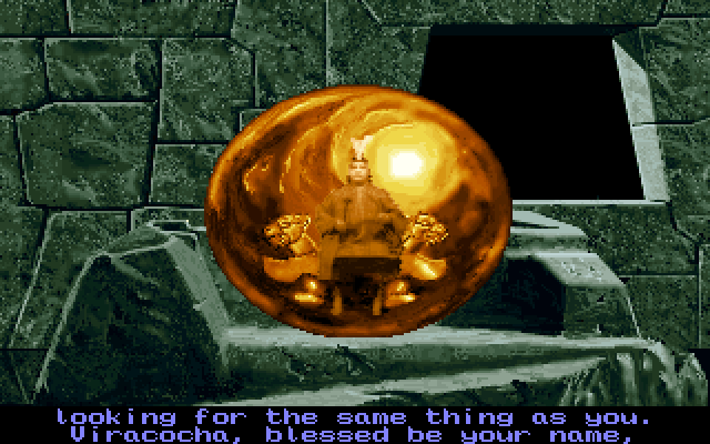 Inca IBM PC/Compatibles Screenshot: The game begins.