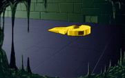 Inca for IBM PC/Compatibles - Your spaceship takes off.