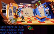 Maniac Mansion: Day of the Tentacle for IBM PC/Compatibles - The game starts here.