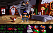 Maniac Mansion: Day of the Tentacle for IBM PC/Compatibles - You meet different characters traveling through time.