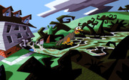Maniac Mansion: Day of the Tentacle for IBM PC/Compatibles - The Edison's back yard doesn't look so good, though...