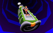 Maniac Mansion: Day of the Tentacle for IBM PC/Compatibles - Bernard travels through time...