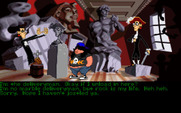 Maniac Mansion: Day of the Tentacle for IBM PC/Compatibles - Attempting to talk to a character.