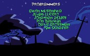 Maniac Mansion: Day of the Tentacle for IBM PC/Compatibles - One of several game credits sequences.