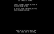 Tycoon: The Commodity Market Simulation for IBM PC/Compatibles - Reading the news.