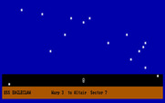 Star Turkey for IBM PC/Compatibles - Warping to our destination.