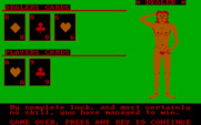 Strip Blackjack for IBM PC/Compatibles - Somehow, I won!