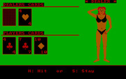 Strip Blackjack for IBM PC/Compatibles - Hmm, should I hit or stay?