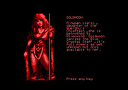 Heroes of the Lance for Amstrad CPC - Character introduction; Goldmoon.