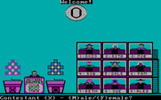 Hollywood Squares for IBM PC/Compatibles - Setting up the players.