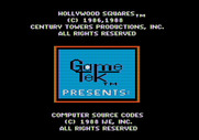 Hollywood Squares for Apple II - GameTek logo screen.