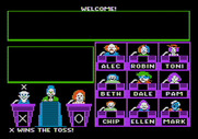 Hollywood Squares for Apple II - X wins the toss!