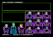 Hollywood Squares for Apple II - Select a celebrity for the next question...