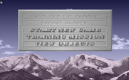 Strike Commander for IBM PC/Compatibles - The main menu.
