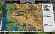 Strike Commander for IBM PC/Compatibles - In flight map.
