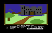 Magic Spells for Commodore 64 - The main menu.