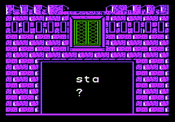 Magic Spells Apple II Screenshot: Type in the unscrambled word.