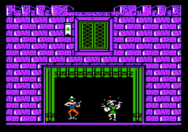 Magic Spells Apple II Screenshot: Scramble game complete.