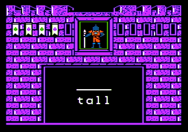 Magic Spells Apple II Screenshot: I typed a correct response.