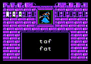 Magic Spells for Apple II - Correct answer! A character dances at the top of the castle.