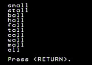 Magic Spells for Apple II - Several different word lists are included.