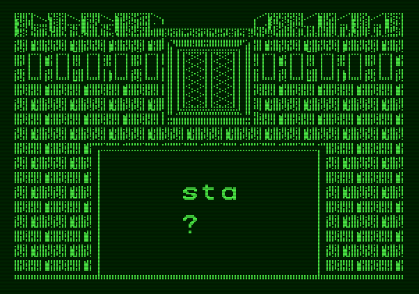 Magic Spells Apple II Screenshot: Try to unscramble this word.