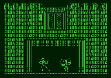 Magic Spells for Apple II - Some characters dance at the end of the game.