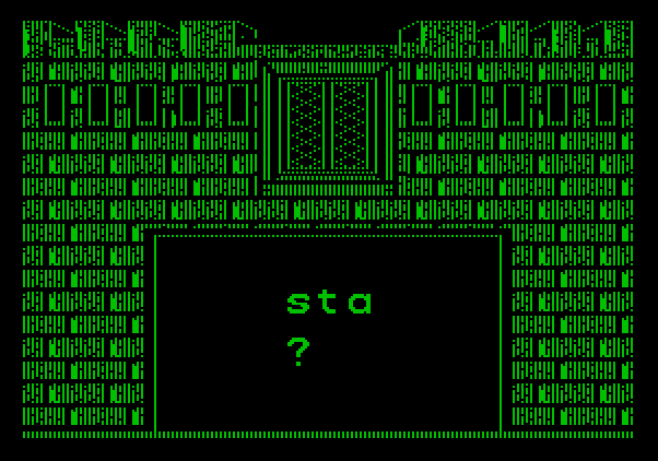 Magic Spells Apple II Screenshot: Try to unscramble this word.