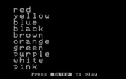 Magic Spells for IBM PC/Compatibles - Here's the words in this game...