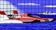 Picture Puzzle for IBM PC/Compatibles - The completed picture is slowly broken into pieces and shuffled.