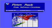 Picture Puzzle for IBM PC/Compatibles - Title screen.