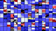 Picture Puzzle for IBM PC/Compatibles - A completely shuffled picture.