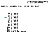 Math Maze for IBM PC/Compatibles - Some multiplication options.