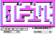 Math Maze for IBM PC/Compatibles - 3x4 is what?