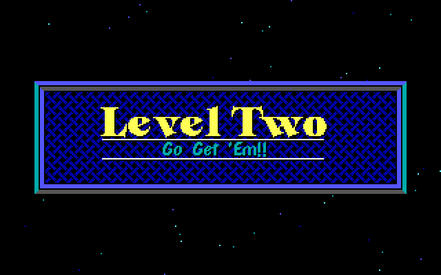 Jason Storm in Space Chase: Showdown in Orbit IBM PC/Compatibles Screenshot: Level two start.