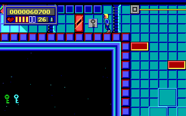 Jason Storm in Space Chase: Showdown in Orbit IBM PC/Compatibles Screenshot: Another locked door...