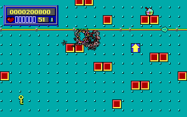 Jason Storm in Space Chase: Showdown in Orbit IBM PC/Compatibles Screenshot: Oops, I exploded!
