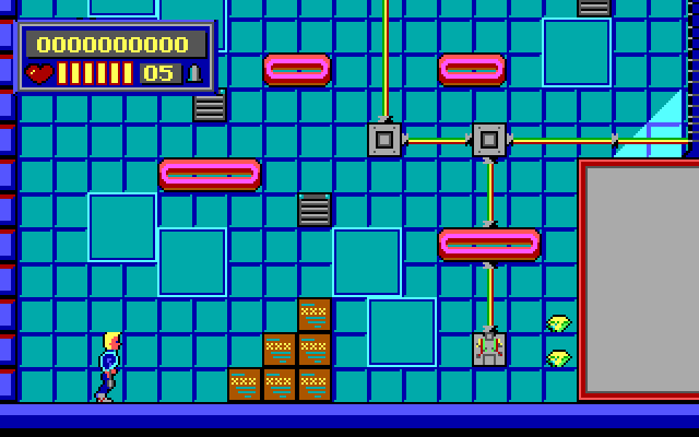 Jason Storm in Space Chase: Showdown in Orbit IBM PC/Compatibles Screenshot: Game start.